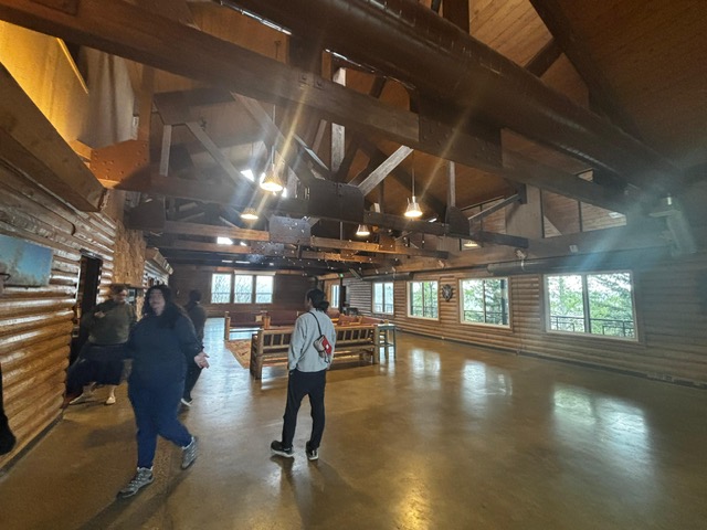 Inside the Lodge great room